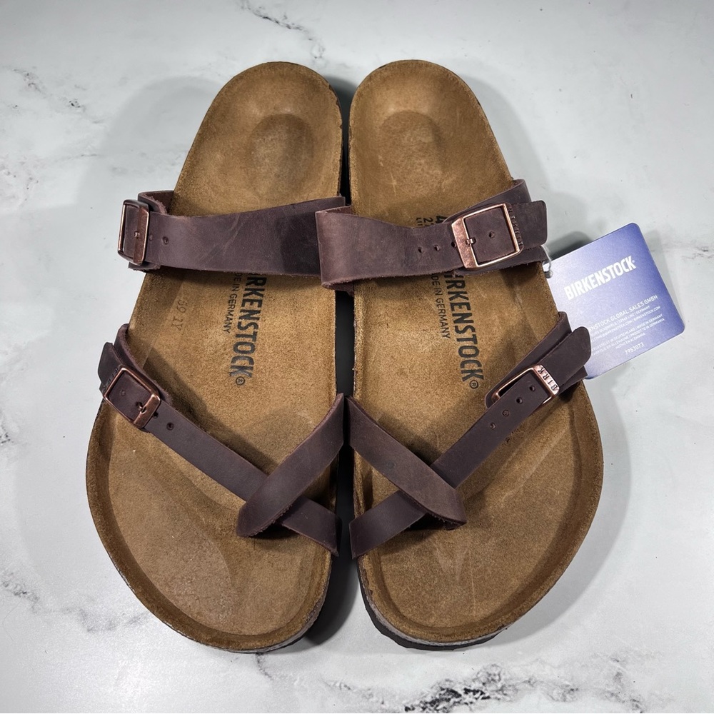 Birkenstock Mayari Habana Oiled Leather Sandals